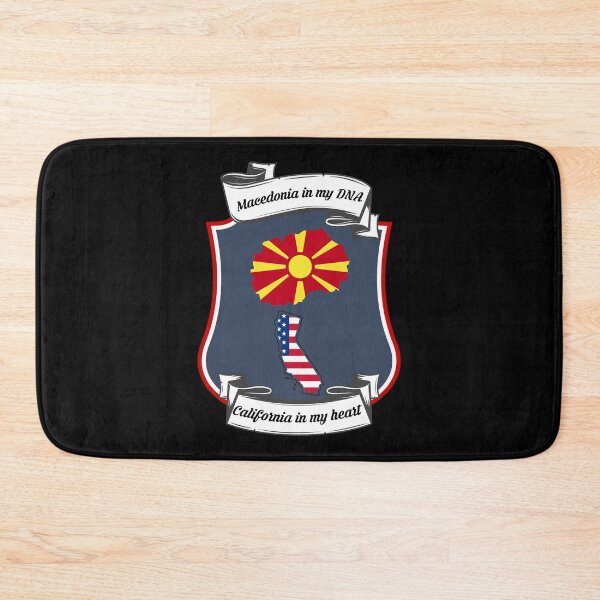Item preview, Macedonia in my DNA, California in my heart Heritage designed and sold by Tony ⭐⭐⭐⭐⭐.