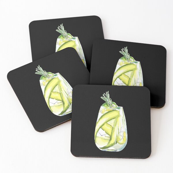 Item preview, Cucumber Gin Tonic Cocktail designed and sold by antevasinart.