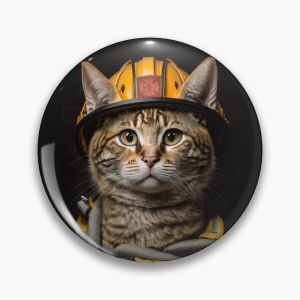 Item preview, Firefighter cat designed and sold by jordygraph.