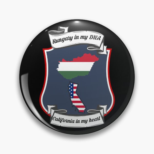 Item preview, Hungary in my DNA, California in my heart Heritage designed and sold by Tony ⭐⭐⭐⭐⭐.