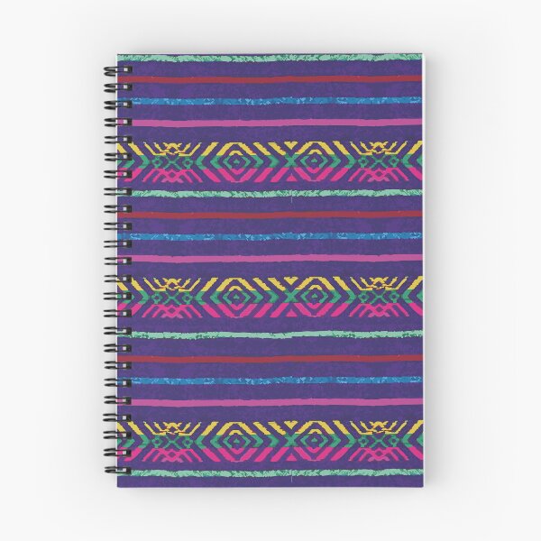 Item preview, Aztec print mexican fabric vibrant blue south west style designed and sold by T-Mex.