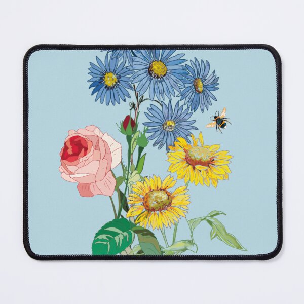 Item preview, Bee- utiful flowers designed and sold by Leatextileart.