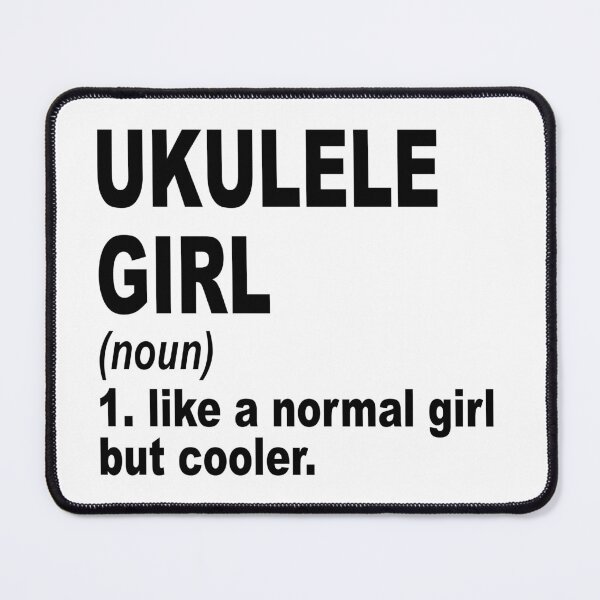 Item preview, ukulele Girl Like A Normal Girl But Cooler,ukulele Lovers Gift designed and sold by Dogs Geeky⭐⭐⭐⭐⭐.