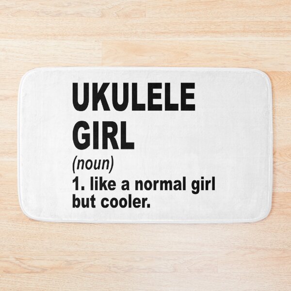 Item preview, ukulele Girl Like A Normal Girl But Cooler,ukulele Lovers Gift designed and sold by Dogs Geeky⭐⭐⭐⭐⭐.