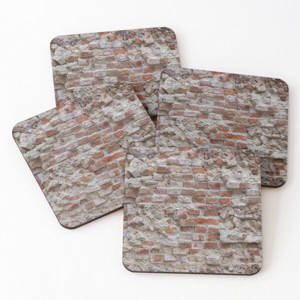Item preview, The old red brick is destroyed. Texture of a brick wall designed and sold by EvgeniiV.