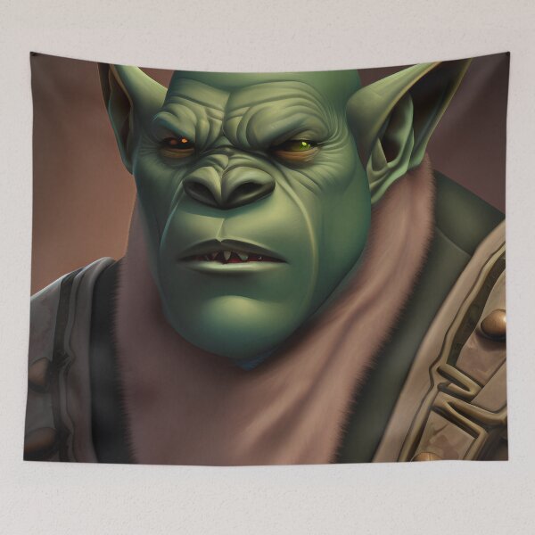 Item preview, Orc Portrait designed and sold by PaigeCompositor.