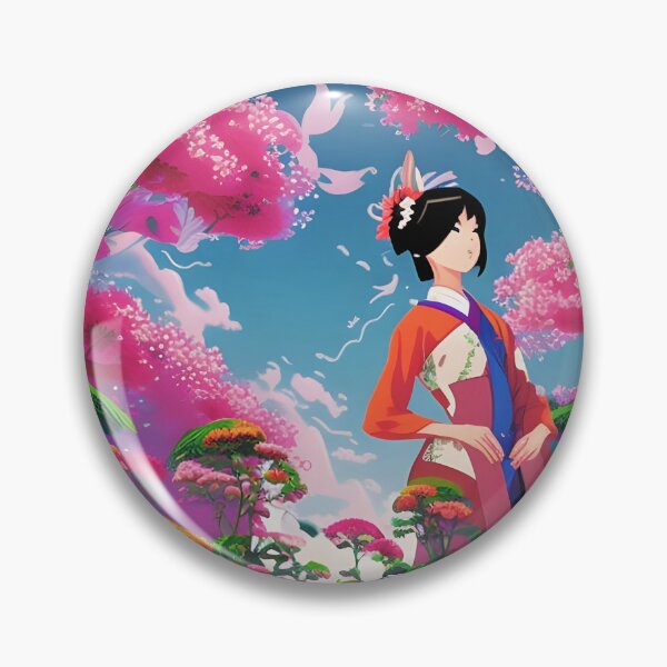Item preview, Geisha Anime's Sakura Garden! designed and sold by DEKA777.