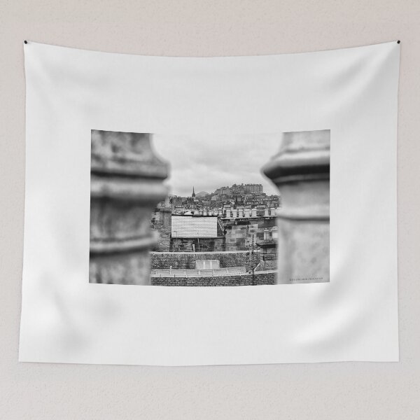 Item preview, The Castle through the Rooftops designed and sold by Lee Walker.