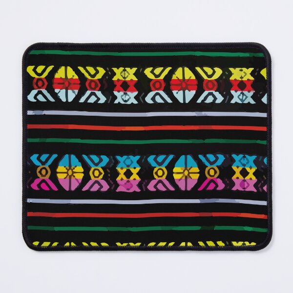 Item preview, Vibrant colors authentic mexican fabric serape aztec print designed and sold by T-Mex.