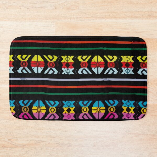 Item preview, Vibrant colors authentic mexican fabric serape aztec print designed and sold by T-Mex.