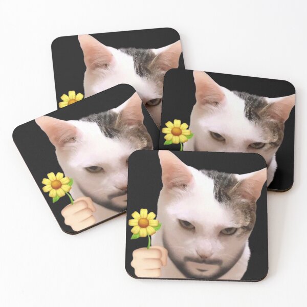 Artikelvorschau, Tschadkatze mit Blume entworfen und verkauft von CatDealer.