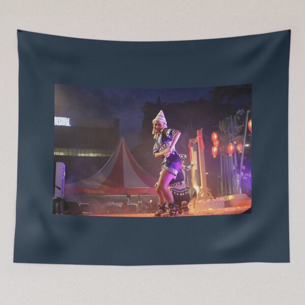 Item preview, Young Asian girl dance performer on stage 1 designed and sold by kall3bu.
