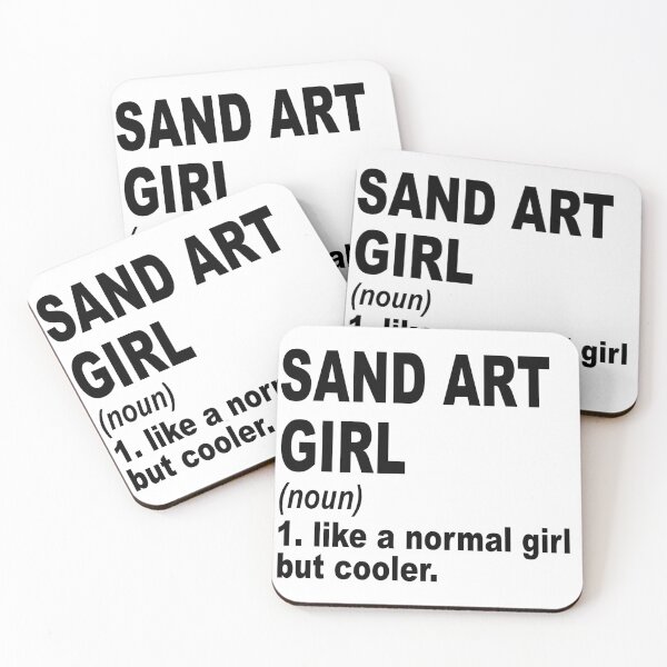 Item preview, Sand art Girl Like A Normal Girl But Cooler,Sand art Lovers Gift designed and sold by Dogs Geeky⭐⭐⭐⭐⭐.