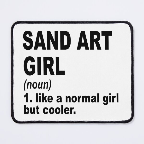 Item preview, Sand art Girl Like A Normal Girl But Cooler,Sand art Lovers Gift designed and sold by Dogs Geeky⭐⭐⭐⭐⭐.