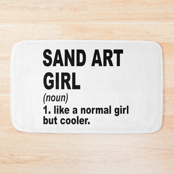 Item preview, Sand art Girl Like A Normal Girl But Cooler,Sand art Lovers Gift designed and sold by Dogs Geeky⭐⭐⭐⭐⭐.