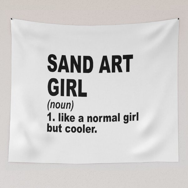 Item preview, Sand art Girl Like A Normal Girl But Cooler,Sand art Lovers Gift designed and sold by Dogs Geeky⭐⭐⭐⭐⭐.