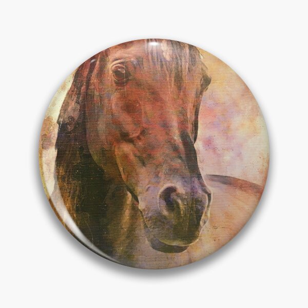 Item preview, Brown Arabian horse portrait - aquarelle  designed and sold by NickoPrints.