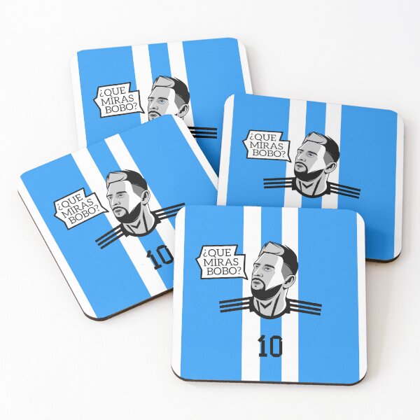 Item preview, LM #10 - Que Miras Bobo - ARG 22 Football designed and sold by LanaIllust.
