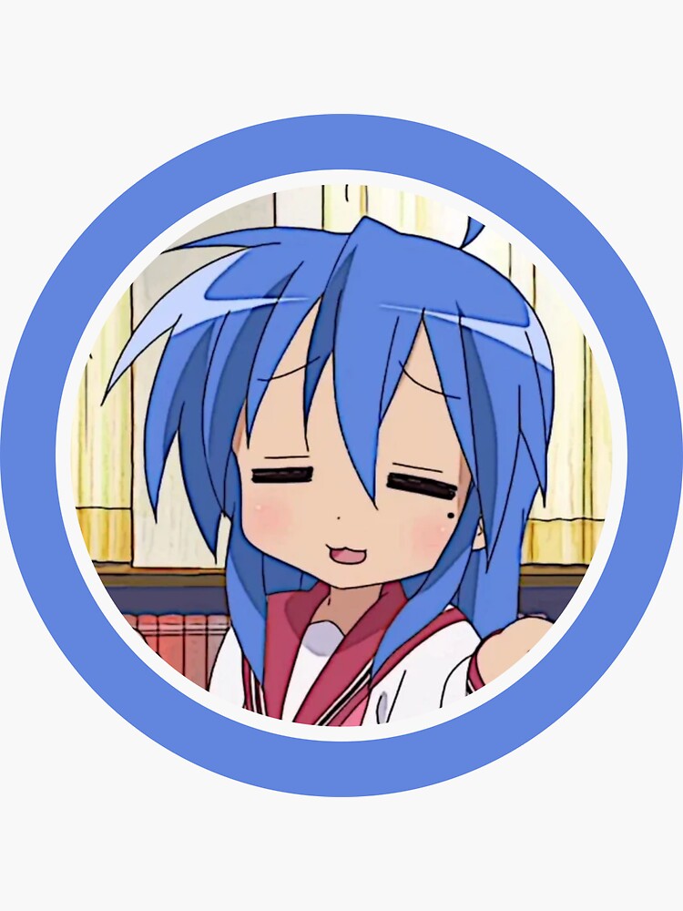 Konata Izumi Lucky Star Anime 009 Sticker For Sale By Moonada Redbubble