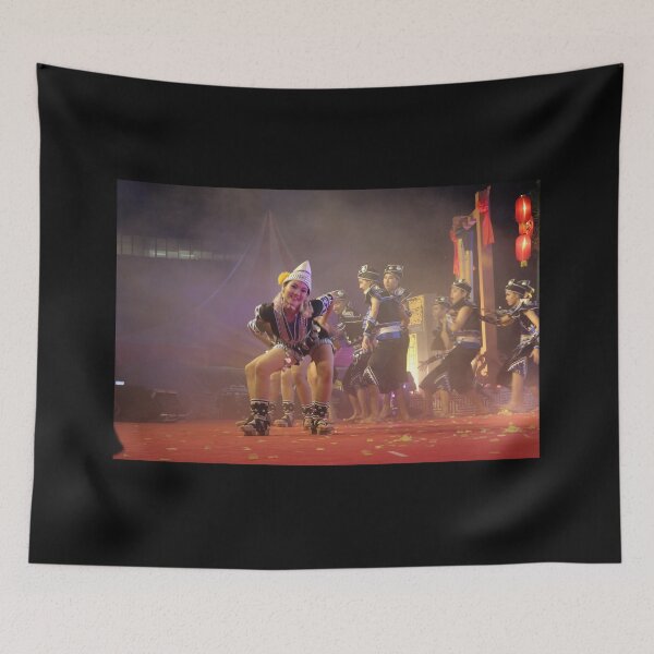 Item preview, Young Asian girl dance performer on stage 3 designed and sold by kall3bu.