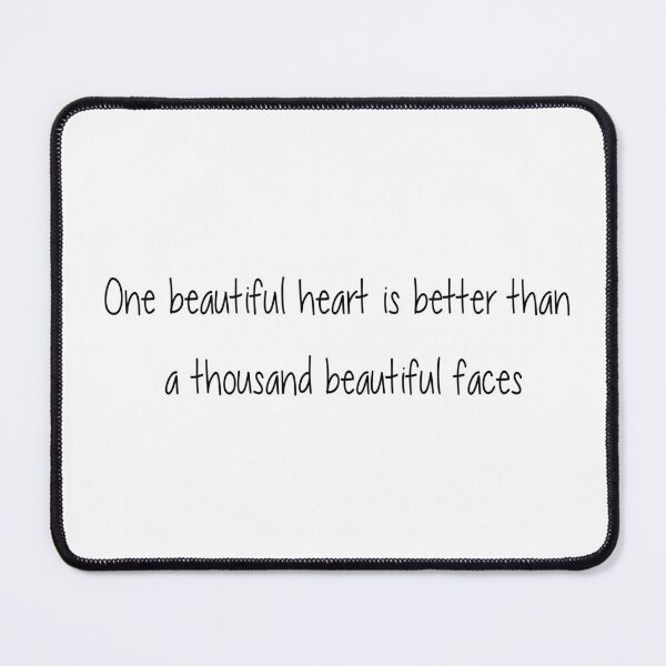 Item preview, one beutiful heart is better than a thousand beautiful faces designed and sold by ikrame-shop.