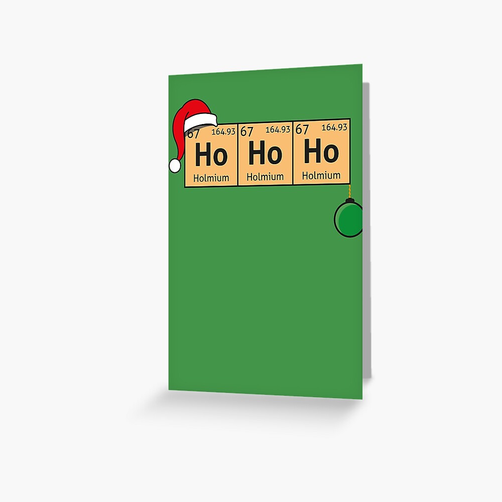 Chemistry Christmas Greeting Card