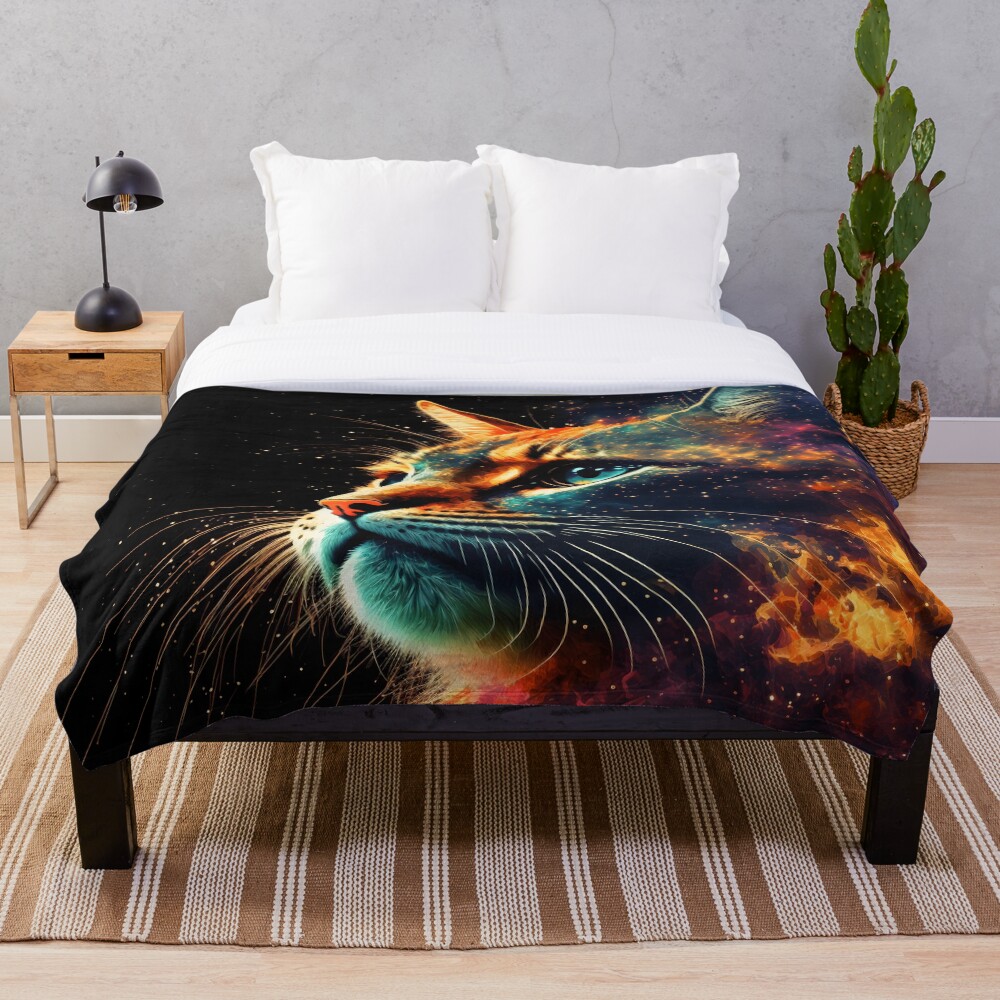Item preview, Throw Blanket designed and sold by ColorfulAnimals.