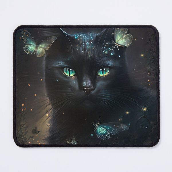 Item preview, Moon The Black Fairy Cat 5 designed and sold by idreamaboutcats.