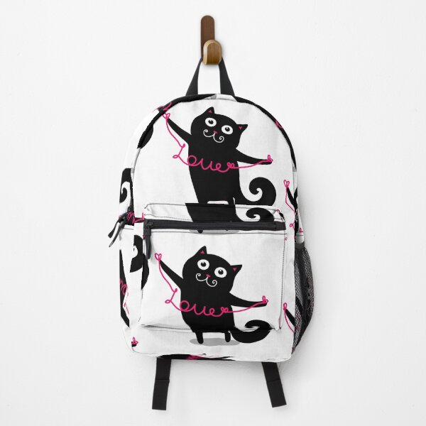 Item preview, Cute black kitten saying love designed and sold by Denisse diseno.