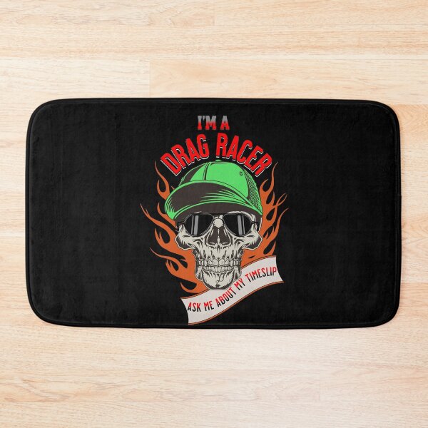 Item preview, I'm A Drag Racer Ask Me About My Timeslip Skull Sunglasses Fire Racing Racetrack Funny designed and sold by CarantinedChaos.