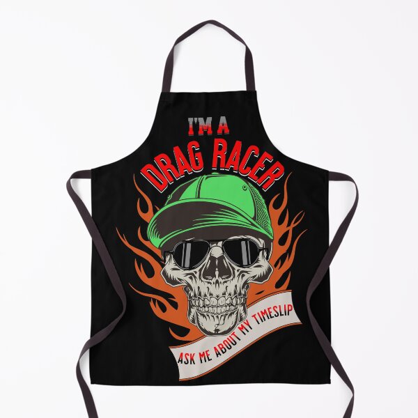 Item preview, I'm A Drag Racer Ask Me About My Timeslip Skull Sunglasses Fire Racing Racetrack Funny designed and sold by CarantinedChaos.