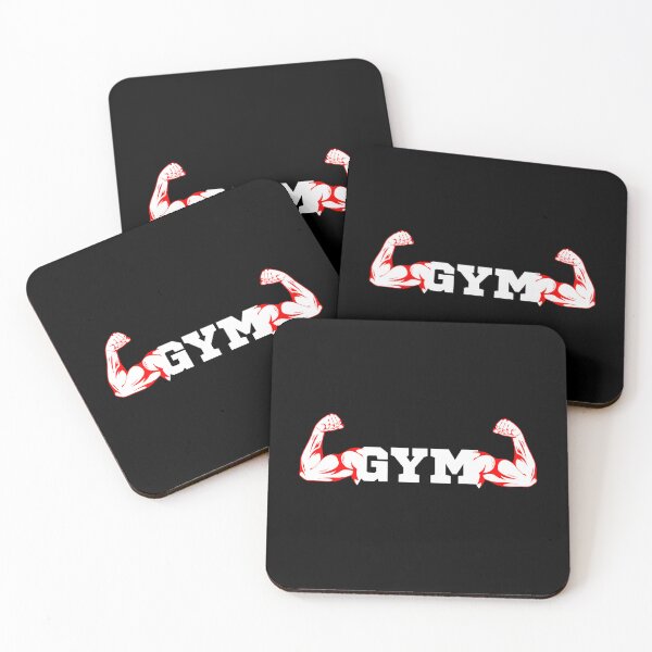 Item preview, Red Muscle Gym - Fitness Quotes designed and sold by natig-art-shop.