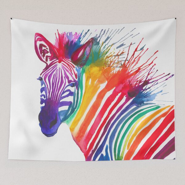 Item preview, Rainbow Zebra Pride designed and sold by DellaMorteArts.