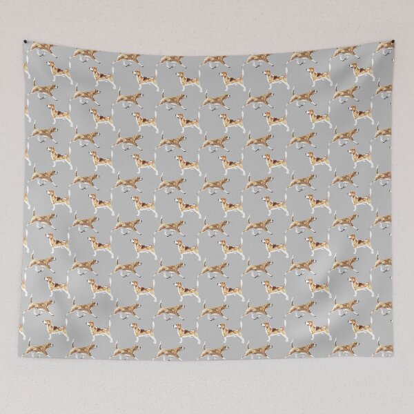 Item preview, Beagle - Repeat Pattern designed and sold by Amber Westwood.