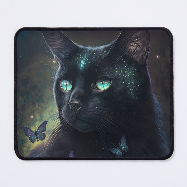 Item preview, Moon The Black Fairy Cat 10 designed and sold by idreamaboutcats.