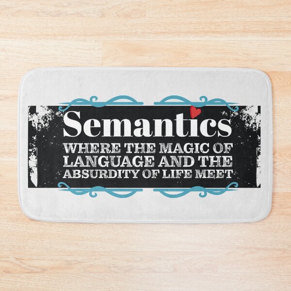 Item preview, Putting the Antics Back in Semantics - Where the Magic of Language and the Absurdity of life meet designed and sold by Christopher  McGuire.