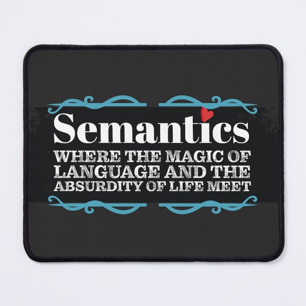 Item preview, Putting the Antics Back in Semantics - Where the Magic of Language and the Absurdity of life meet designed and sold by Christopher  McGuire.