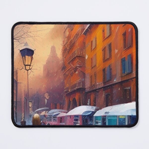 Item preview, Lyon City painting designed and sold by Places On Earth.