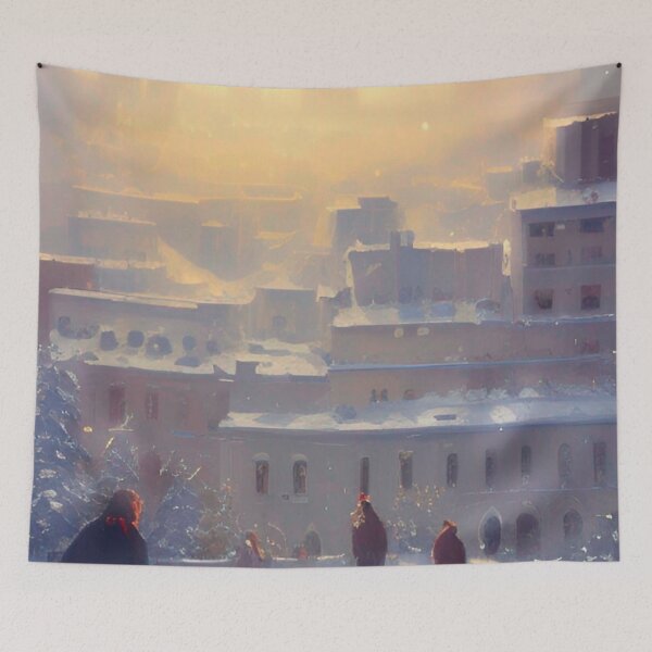 Item preview, Lyon Skyline Snow designed and sold by Places On Earth.