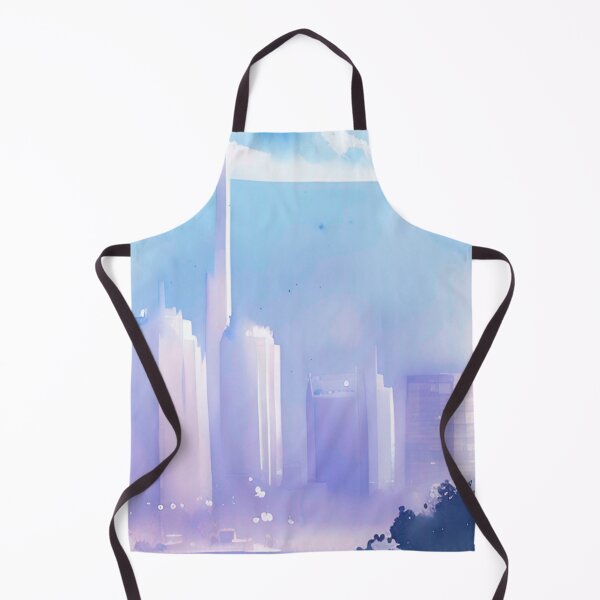 Item preview, Lyon Skyline watercolor designed and sold by Places On Earth.