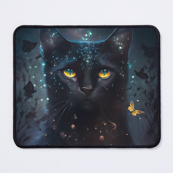 Item preview, Moon The Black Fairy Cat 12 designed and sold by idreamaboutcats.
