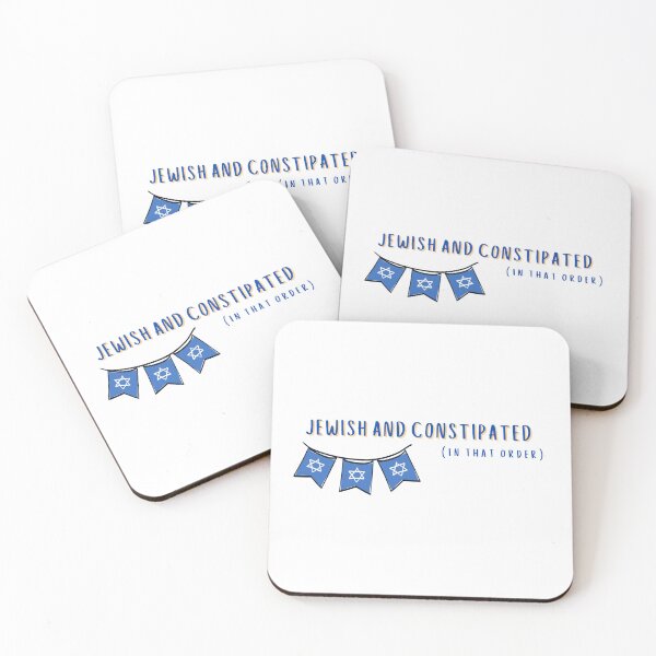 Item preview, Jewish and Constipated designed and sold by ThatJewishFeminist Ali S.