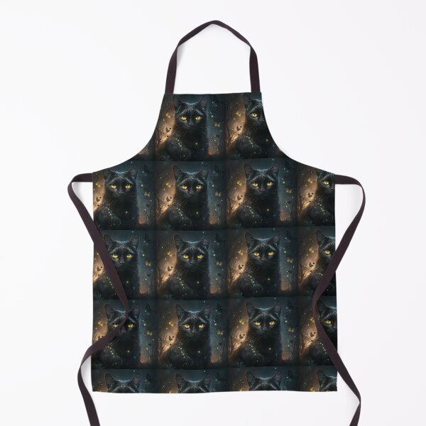 Item preview, Moon The Black Fairy Cat 15 designed and sold by idreamaboutcats.