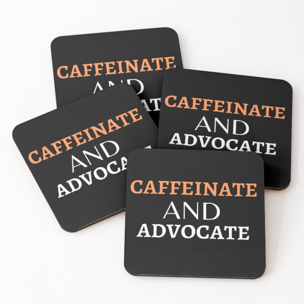 Item preview, Caffeinate And Advocate designed and sold by mystylecorner.