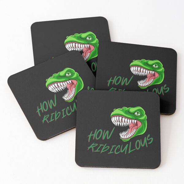 Item preview, How Ridiculous Rexy Merch sarcastic dinosaur designed and sold by ValleyDream.