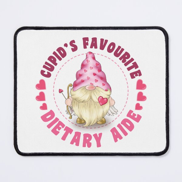 Item preview, Cupid's Favourite Dietary Aide - Pink Gnome design for Valentines day designed and sold by TaraGbear.