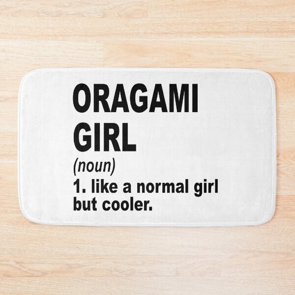 Item preview, Origami Girl Like A Normal Girl But Cooler,Origami Lovers Gift designed and sold by Dogs Geeky⭐⭐⭐⭐⭐.