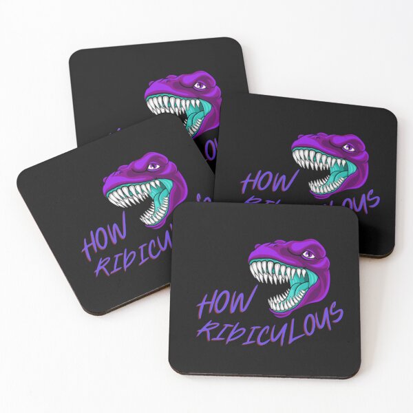 Item preview, How Ridiculous Rexy Merch sarcastic dinosaur designed and sold by ValleyDream.