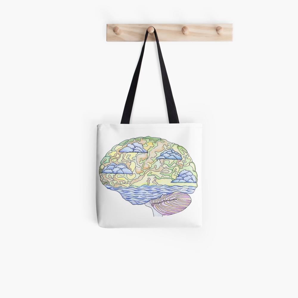 Happy Brain No Pain Tote Bag