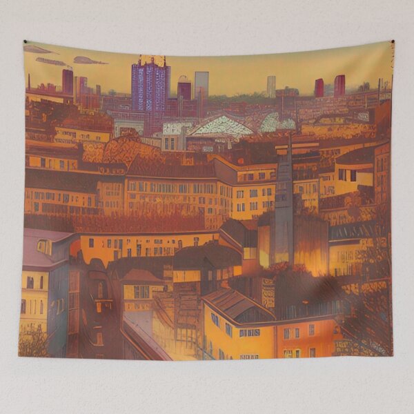 Artikelvorschau, Toledo-Skyline entworfen und verkauft von Places On Earth.